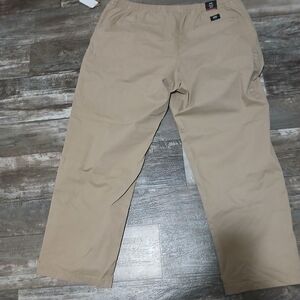 Men's Beige Casual Stretch Pants Unbranded